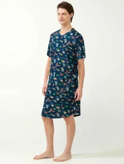 Vamp - Pánská noční košile s potiskem 21616 - Vamp