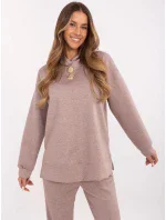 Bluza DHJ BL model 20857350 ciemny bezowy - FPrice Bluza DHJ BL model 20857350 ciemny bezowy - FPrice