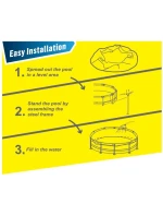 OVÁLNÝ RÁM BAZÉNU 366X76CM ULTRA SILNÝ 12016V63