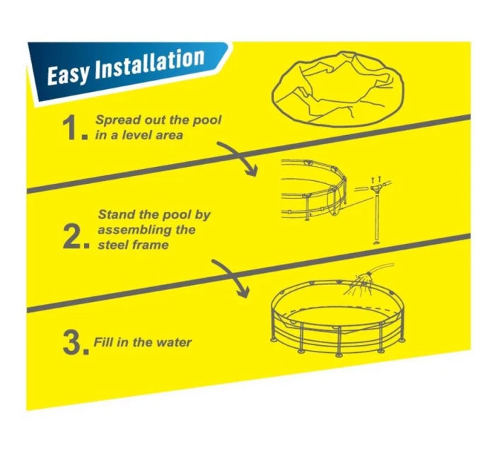 OVÁLNÝ RÁM BAZÉNU 366X76CM ULTRA SILNÝ 12016V63