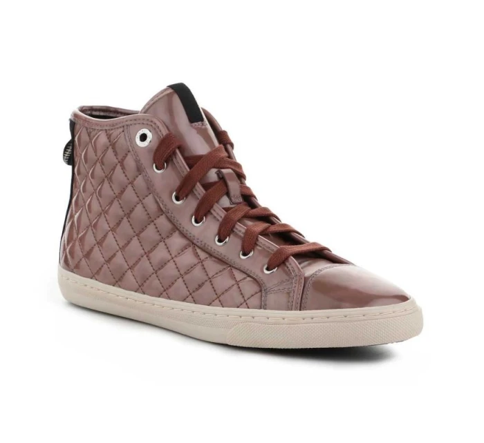 Dámské boty Geox D N.Klub A - Kov.Synth.Pat. W D4258A-000HI-C8014