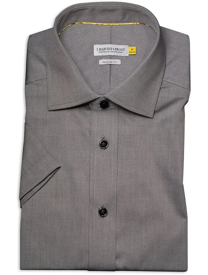 J.Harvest & Frost YB 50 S/S Regular Men košile s krátkým rukávem grey model 22459893 J.Harvest & Frost YB 50 S/S Regular Men košile s krátkým rukávem grey model 22459893