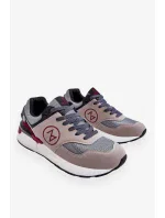 Pánská šněrovací sportovní obuv šedá a černá Stephen Pánská šněrovací sportovní obuv šedá a černá Stephen