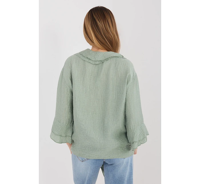 Košile s dlouhým rukávem  model 225521 Italy Moda