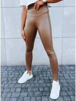 Dámské voskované legíny camel Dstreet model 21970787 - FashionStreet