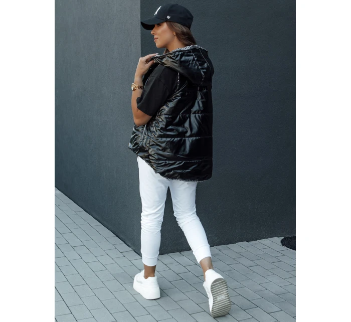 Dámská prošívaná vesta ICONVEST černá FashionStreet TY4432