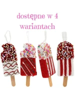 DEKORACJA BOMBKA CZERWONY model 21833533