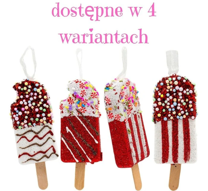 DEKORACJA BOMBKA CZERWONY model 21833533