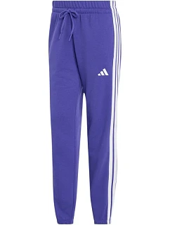 Dámské kalhoty adidas Essentials 3-Stripes French Terry Cuffed fialové KF8340