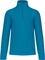 Kariban K 912 Mikrofleecová mikina s 1/4 zipem "Enzo" 20.K912 tropical blue