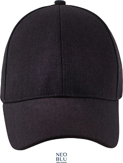 6 panelová kšiltovka anthracite melange model 22500708 - NEOBLU