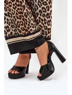 Dámské Sandály Na Podpatku A Platformě Eko Kůže Bílé model 21688865 - Boto