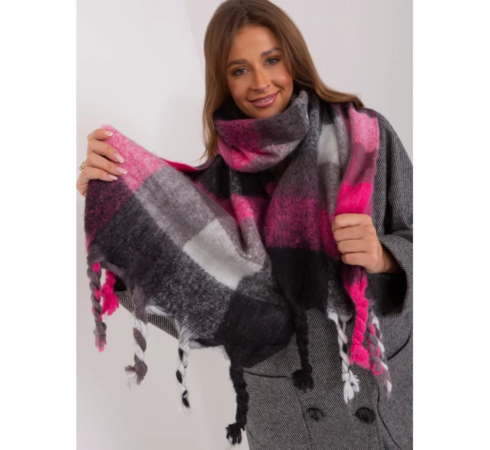 Szalik AT SZ model 21305628 czarno różowy - FPrice