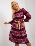 Dámské šaty LK SK  fialová model 18018745 - FPrice