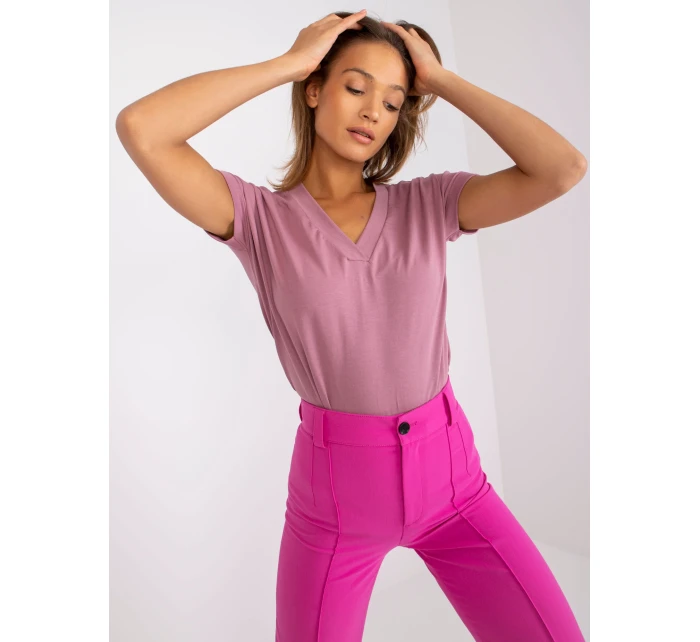 Tričko RV TS 7666.19 tmavě růžová Tričko RV TS 7666.19 tmavě růžová