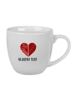 Personalizovaný keramický hrnek 400 ml - dvě mapy jako srdce Personalizovaný keramický hrnek 400 ml - dvě mapy jako srdce