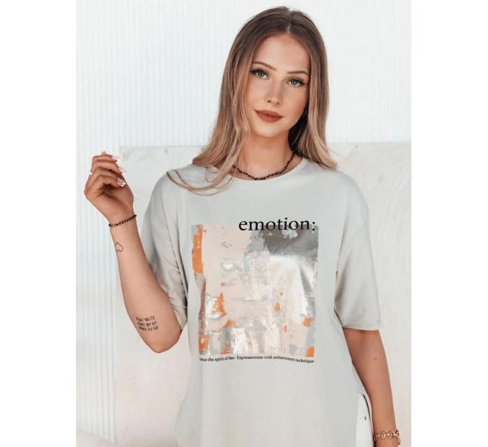 Dámské tričko EMLOT šedé FashionStreet RY2623