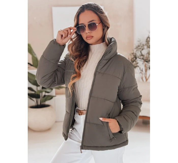 Dámská prošívaná bunda LAROSE šedá FashionStreet TY4944