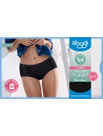 sloggi 24/7 Microfibre Midi C3P - BLACK - SLOGGI BLACK - SLOGGI