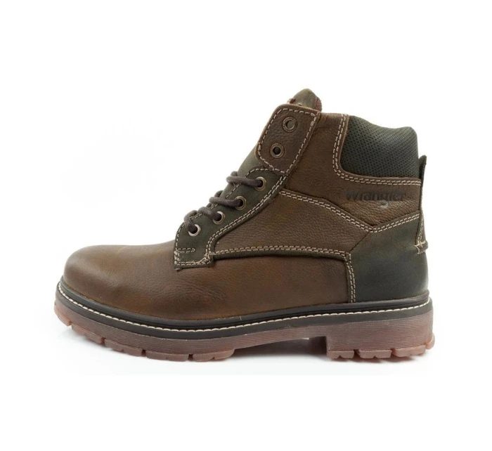 Mid pánské boty boots smart leather green brown model 21420822 - Wrangler Mid pánské boty boots smart leather green brown model 21420822 - Wrangler