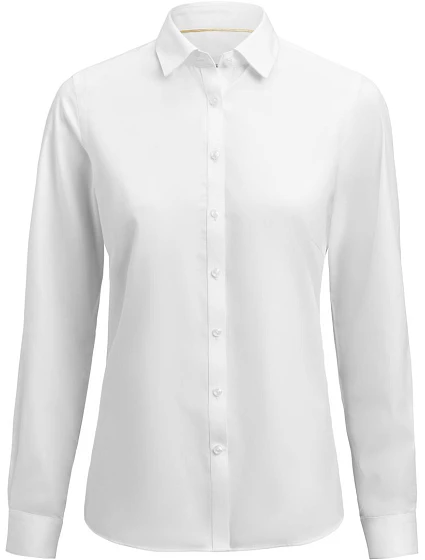 J.Harvest & Frost YB 50 Modern Women Keprová halenka s dlouhým rukávem 63.5005 white