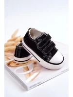 Dětské tenisky na suchý zip Černá Bernie Dětské tenisky na suchý zip Černá Bernie