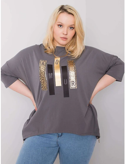 Bluzka RV BZ model 22066956 ciemny szary - FPrice