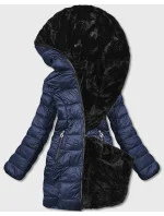 DWUSTRONNA KURTKA DAMSKA GRANATOWA model 21244116 - S'WEST