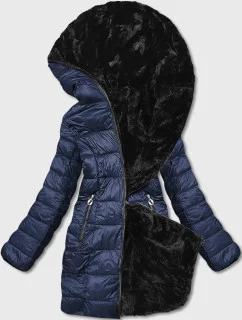 DWUSTRONNA KURTKA DAMSKA GRANATOWA model 21244116 - S'WEST