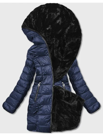 DWUSTRONNA KURTKA DAMSKA GRANATOWA model 21244116 - S'WEST