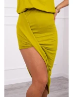 Asymetrické šaty kiwi Asymetrické šaty kiwi