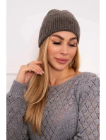 Tenký uzávěr Oliwia model 18750357 cappuccino - K-Fashion Tenký uzávěr Oliwia model 18750357 cappuccino - K-Fashion