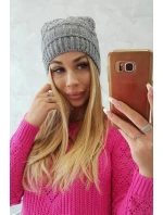 Fleecová čepice Marta K231 tmavě šedá Fleecová čepice Marta K231 tmavě šedá