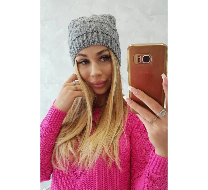 Fleecová čepice Marta K231 tmavě šedá Fleecová čepice Marta K231 tmavě šedá