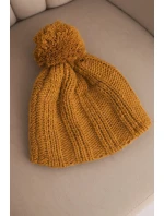 Čepice s fleecem Idalia K284 hořčicová Čepice s fleecem Idalia K284 hořčicová