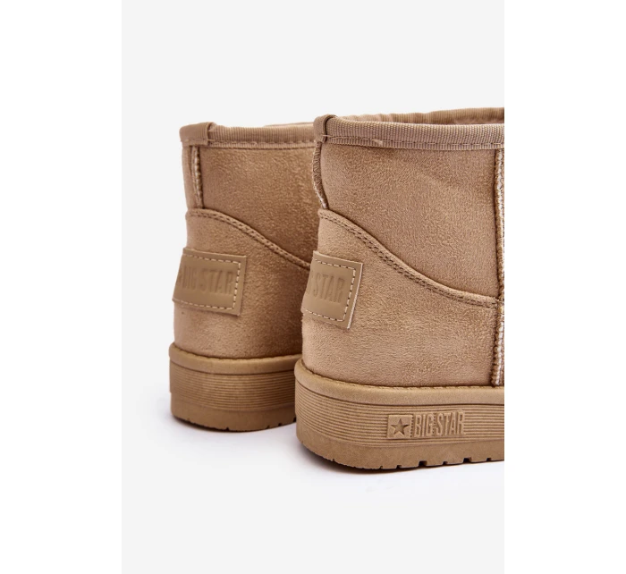 Dětské zimní boty s izolací Big Star model 21637255 Bežové - Big Star Shoes