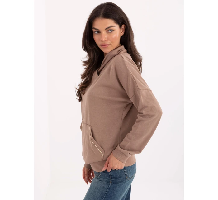 Bluza RV BL model 21334739 ciemny bezowy - FPrice Bluza RV BL model 21334739 ciemny bezowy - FPrice