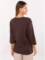 Halenka RV BZ A804.05P tmavě hnědá Halenka RV BZ A804.05P tmavě hnědá