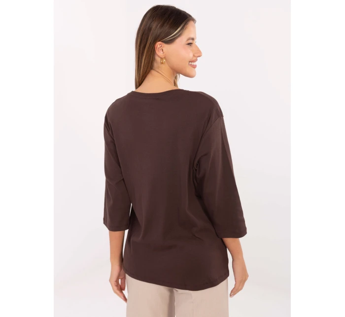 Halenka RV BZ A804.05P tmavě hnědá Halenka RV BZ A804.05P tmavě hnědá