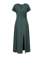 Dámské šaty SA562 tm. zelená - Karko
