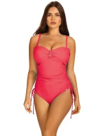 Dámské jednodílné plavky 2 Tmavě růžová model 21269950 - Self Dámské jednodílné plavky 2 Tmavě růžová model 21269950 - Self