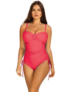 Dámské jednodílné plavky 2 Tmavě růžová model 21269950 - Self