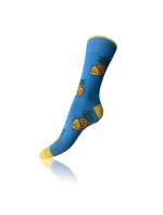 Dárková krabička zábavných crazy ponožek 4 páry CRAZY SOCKS BOX - BELLINDA - světle zelená