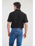 Popelínová košile s krátkým rukávem 11. black model 22475550 - Russell Athletic Popelínová košile s krátkým rukávem 11. black model 22475550 - Russell Athletic