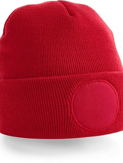 Beechfield B 446 Čepice s kruhovou nášivkou 53.0446 classic red
