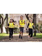 Korntex FUN Dětská bezpečnostní vesta 76.FUNY hi vis yellow/polar bear Korntex FUN Dětská bezpečnostní vesta 76.FUNY hi vis yellow/polar bear