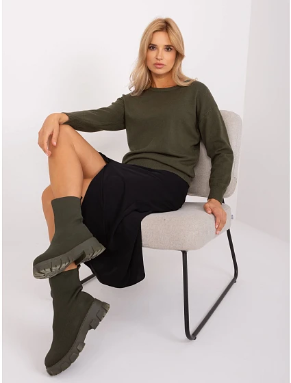 Sweter AT SW model 18900576 khaki - FPrice