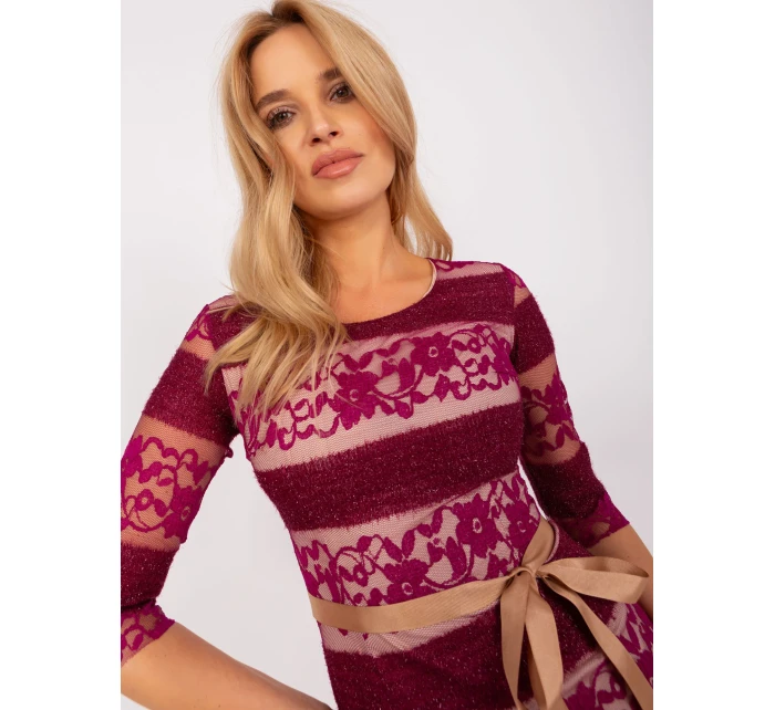 LK SK 507231 šaty.71P fialová