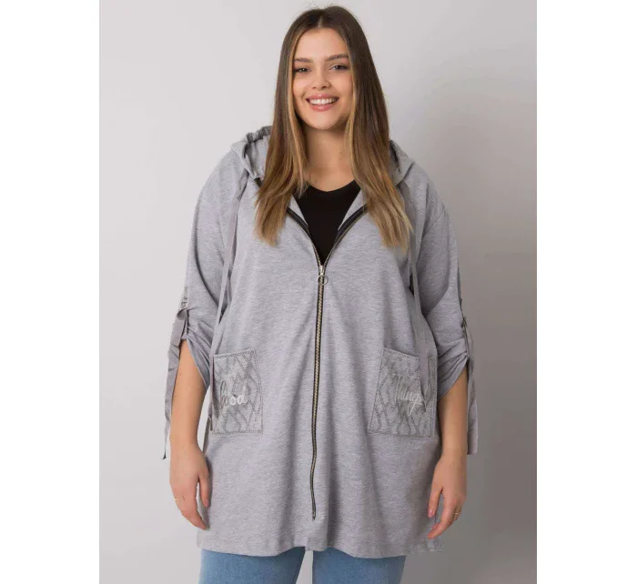 Mikina RV BL 6795.84 šedá