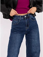 Tmavě modré dámské džínové kalhoty typu fit Goodlookin model 21818061 - Factory Price Tmavě modré dámské džínové kalhoty typu fit Goodlookin model 21818061 - Factory Price